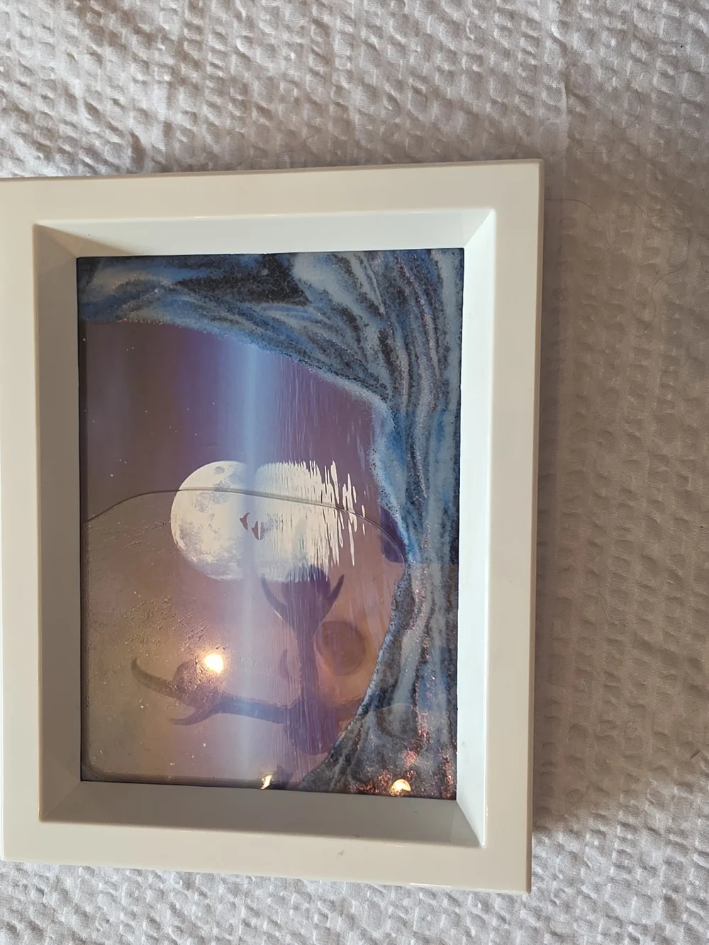Source Unknown framed sand